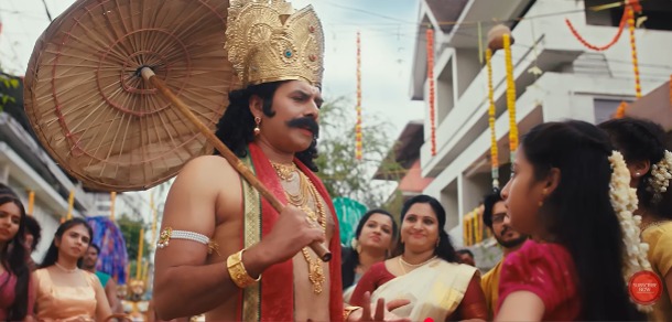 മാവേലിയുടെ കുടവയറിന് ‘ഫിറ്റ്’ ട്വിസ്റ്റുമായി ആശീര്വാദിന്റെ ഓണം ചിത്രം